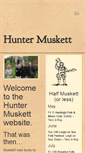 Mobile Screenshot of huntermuskett.com